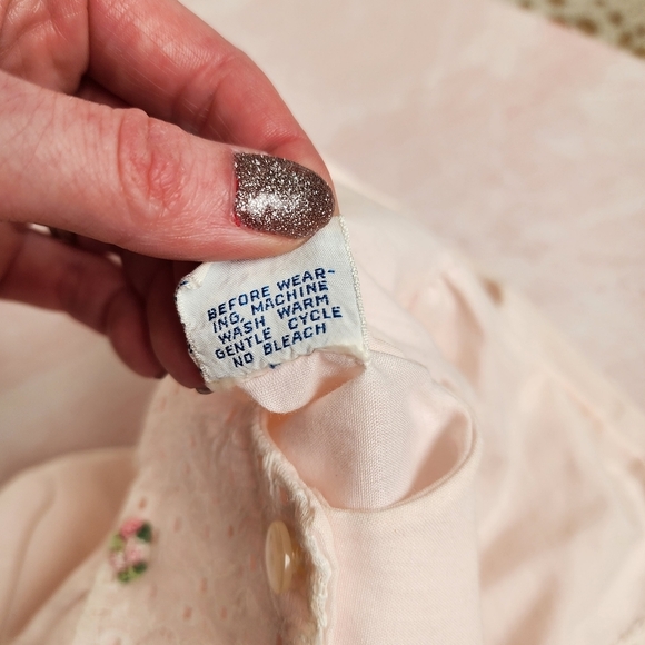 BABY BLISS x VINTAGE ruffle‎ dress size M infant - Picture 8 of 8